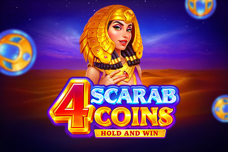 4 Scarab Coins: Hold and Win